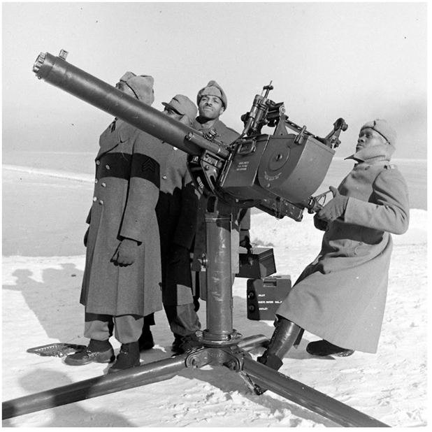 369th .50 cal. machine gun 1941 Time-Life George Strock
